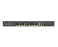 Switche Zyxel 28p GS1920-24HPv2 (24x100/1000Mbit 4xRJ-45/SFP)PoE